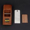 108MM Wooden Handheld Mini Woodworking Plane - Mahogany Square Trim Plane Knife Without Handle