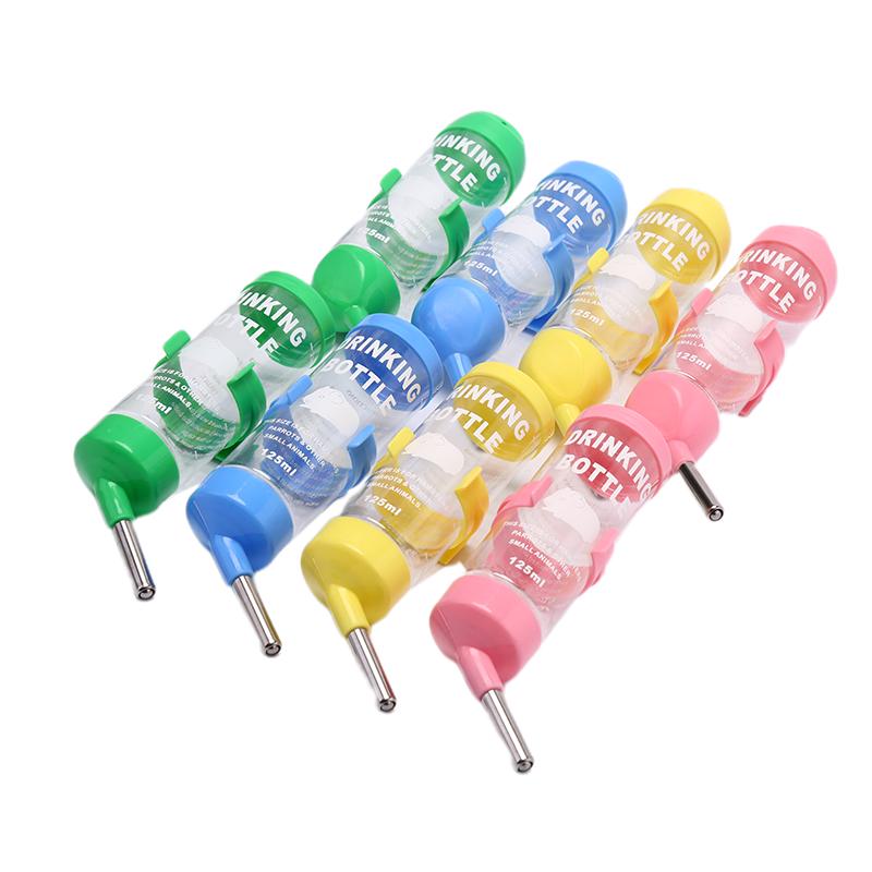 Пластиковая поилка для хомяка, бутылка для воды, диспенсер, кормушка, подвесная домашняя собака, морская свинка, белка, кролик, питьевая головка, трубка-фонтан