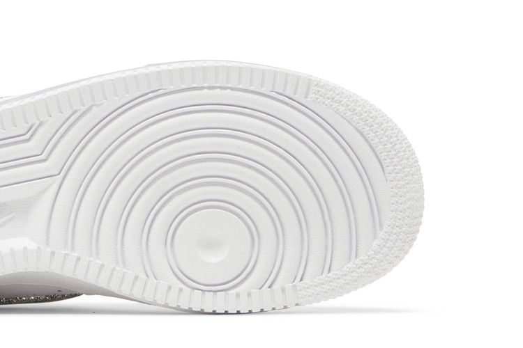 Kids' Sneakers Nike Air Force 1 Low LV8 White Metallic Silver White/Black-Very Berry-Metallic Silver
