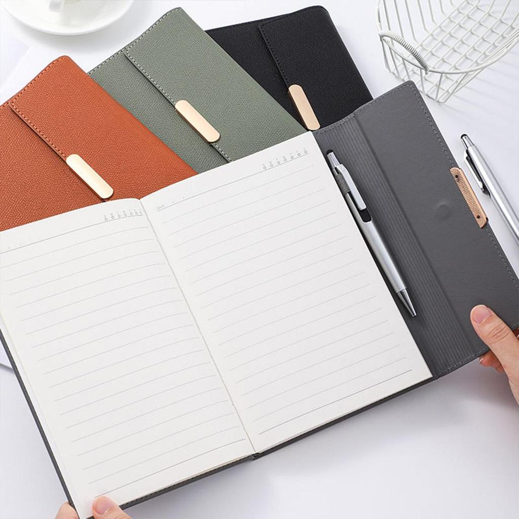 Блокнот из плотной кожи формата А5, тетрадь для записей предметов для учащихся, журнал рабочих совещаний, ежедневник на пряжке, журнал путешествий, 96 листов, 192 страницы