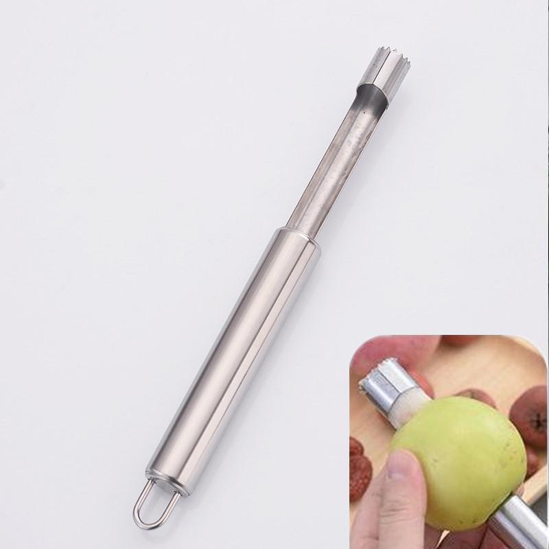 Нержавеющая сталь Удалитель косточек фруктов Удалитель семян яблока Домашний овощной инструмент для красных фиников, груши, боярышника Крутые гаджеты Кухонные аксессуары