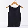 Winter Women Thermal Vest with Chest Pads Seamless Lace V Neck Fast