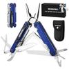 WORKPRO Multi-function Pliers, Outdoor Multi-Tool, Multi-Pliers, 18-in-1, Folding Pliers, Wire Cutter, Saw, File, Screwdriver, Can Opener, Locking