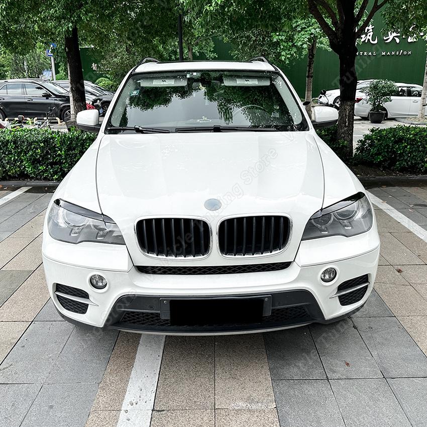 Для BMW X5 E70 30d 48i 30i 35d 40d 30d 50i 35i M50d 2006-2013 фара для бровей, накладка на веко, крышка лампы, наклейка, автомобиль