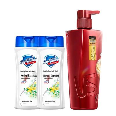 Набор: Гель для душа Safeguard и Шампунь Vidal Sassoon