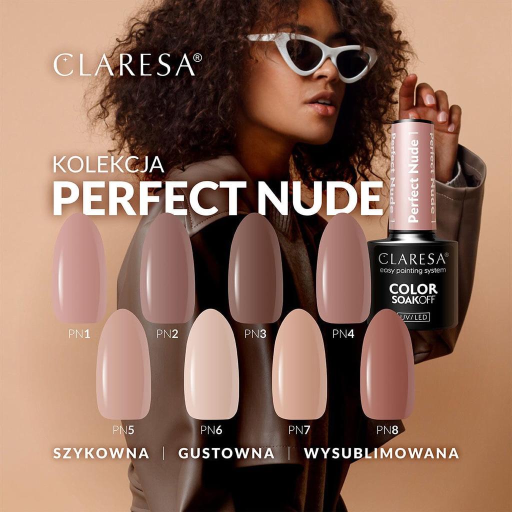 Claresa Lakier Hybrydowy Perfect Nude 6 -5G