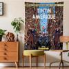TTintins Adventure Printed Large Wall Tapestry Cheap Hippie Wall Hanging Bohemian Wall Tapestries Mandala INS Home Decor