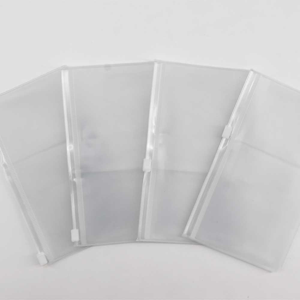 Holder Storage For Midori Travelers Pocket Notebook Storage Bag Journal Planner Card Holder PVC Zipper Bag Notebook Zipper Bag