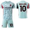 2025-26 Выездная футболка AC Milan №10 Леау №7 Феликс Футбольные майки