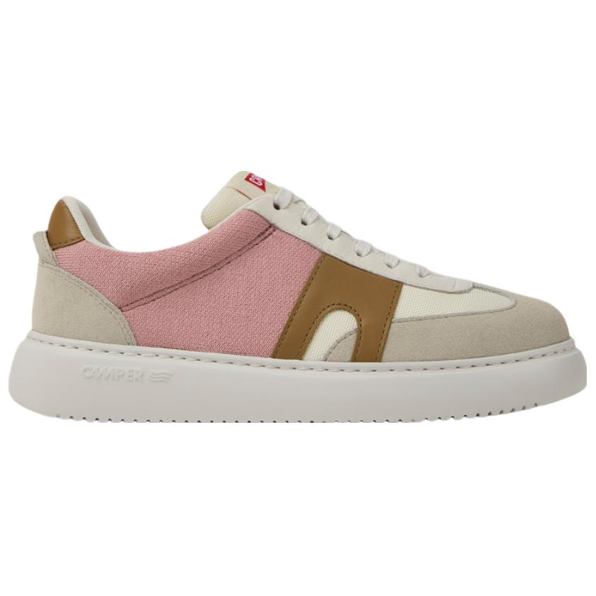 Camper Round Toe Color Block Casual Comfortable Low Top Sneakers Women sneakers Light-Pink Brown K201693-005