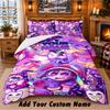 The Amazing Digital Circus Custom Name 3Pcs Bedding Set 1 Bed Sheet 2 Pillowcases Bedroom Home Decor