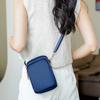 Mobile Phone Bag Female Crossbody Walking Mini Small Bag Put Mobile Phone Cloth Bag Summer Vertical Change Bag