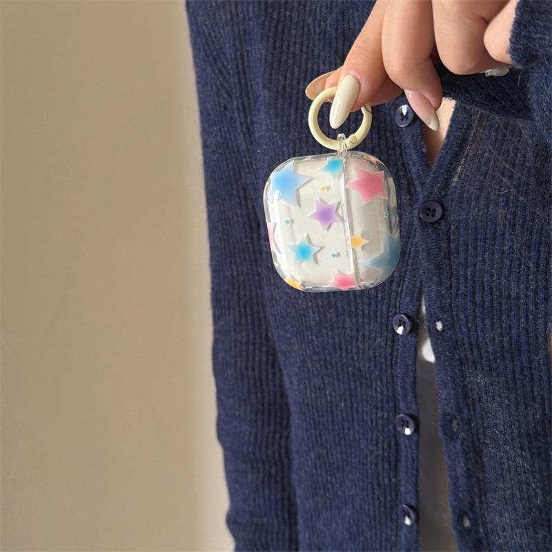 Ins wind минималистичный цветные звезды для AirPods 1 / pro1 защитный чехол-обложка для наушников новое поколение для девушек