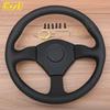JDM Competition Steering Wheel Universal 14inch 350mm Leather Racing Sports Steering Wheel