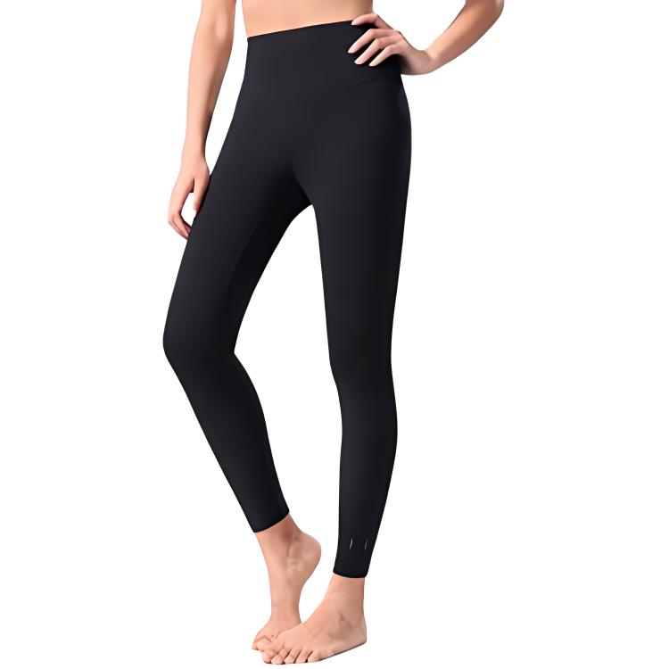 Леггинсы для йоги серии Li Ning Fitness, однотонные, женские, черные AULS056-4