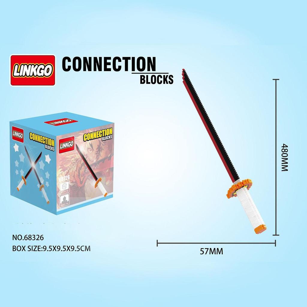 Меч из строительных блоков