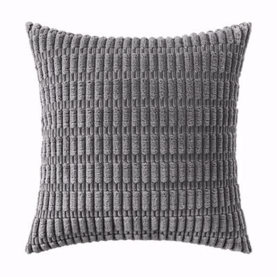 Двусторонняя однотонная вельветовая подушка, диванная подушка, поясничная подушка, однотонная подушка для стула, колосья пшеницы и кукурузные зерна