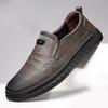 New Spring Men's Shoes Lightweight and Simple Business Leather Shoes Trendy and Breathable Men's Casual Shoes