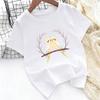 Cute Parrot Print Kids' T-Shirt for Boys and Girls, New Spring/Summer Style, Round Neck Cartoon Bird Top