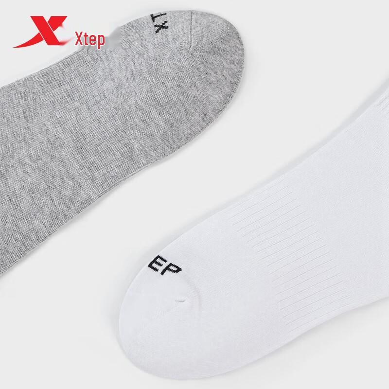 Xtep Мужские спортивные носки для улицы, набор из нескольких пар