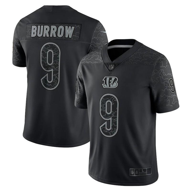 Cincinnati Bengals NFL Футбольная форма Джо Берроу Мужская Реплика Игровая рубашка для фанатов