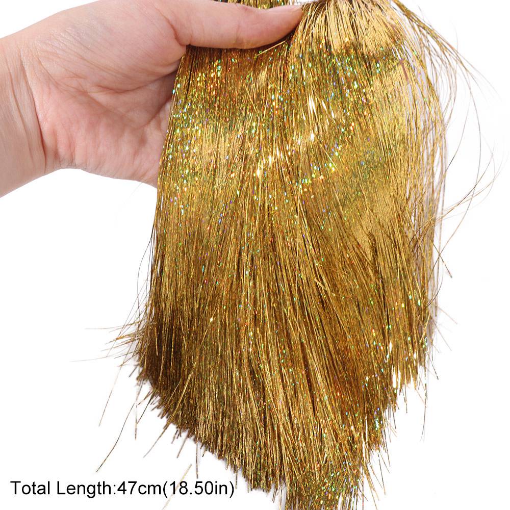 5000 шт 47 см красочные шелковые украшения ослепительные рождественские сосульки мишура набор для украшения лестницы