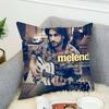 M-Melendi Pillow Case Album Case Sofa Decorative Home Double-sided Printing Short Plush Cute Cushion Cover