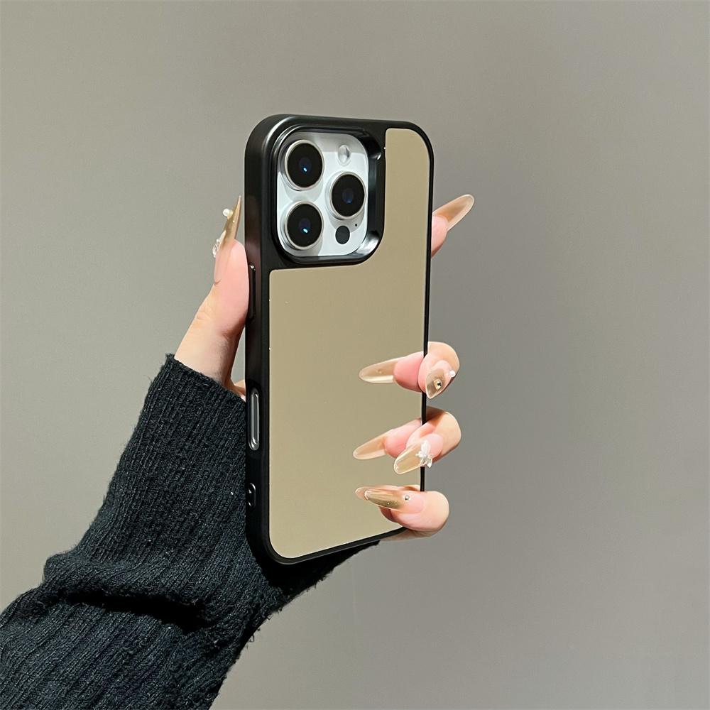 Mirror Make Up Acrylic Phone Case for For Iphone 16 1 14 13 Pro Max 11 12 Ultra Slim Shockproof Thin Cover for For Iphone 16Pro