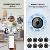 Smart Thermostat for Home 1.32in Screen WIFI Temperature Controller with 7 Ambient Lights for Water Heating