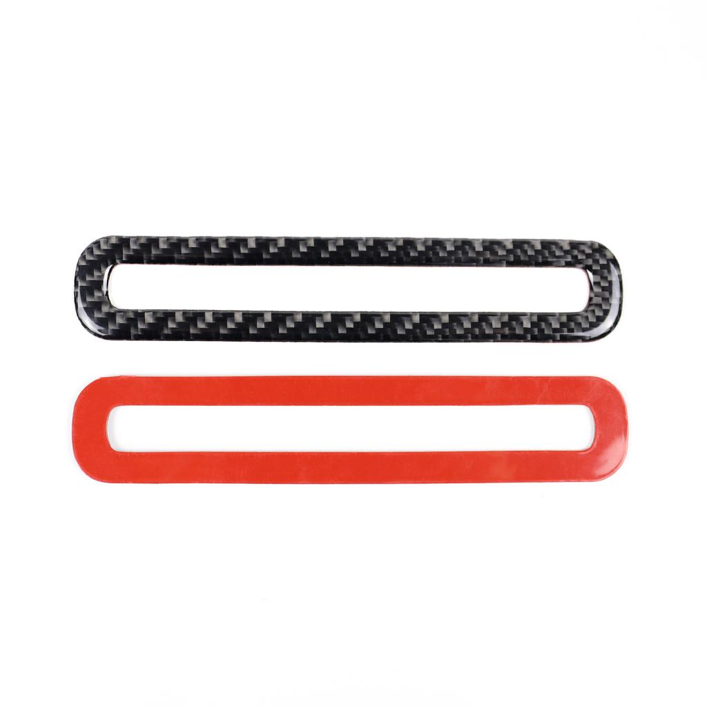 2 шт. карбоновое волокно внутренняя дверь кондиционер вентиляционное отверстие крышка отделка AC вентиляционное отверстие крышка аксессуары для Ford Mustang