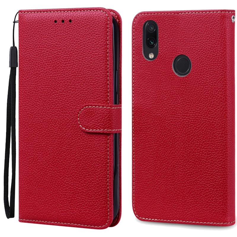 Redmi7 Case For Redmi Note 7 Case Leather Wallet Flip Case For Xiaomi Redmi Note 7 Cover Note7 Pro Protective Fundas Coque Etui