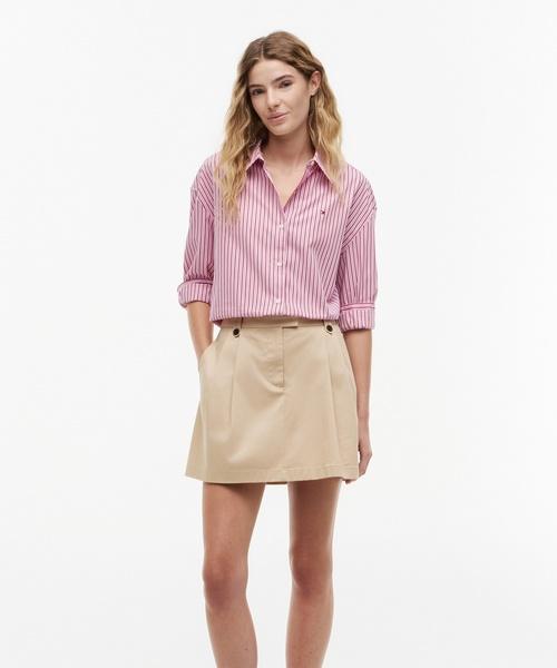 Летняя рубашка TOMMY HILFIGER из поплина, свободного кроя