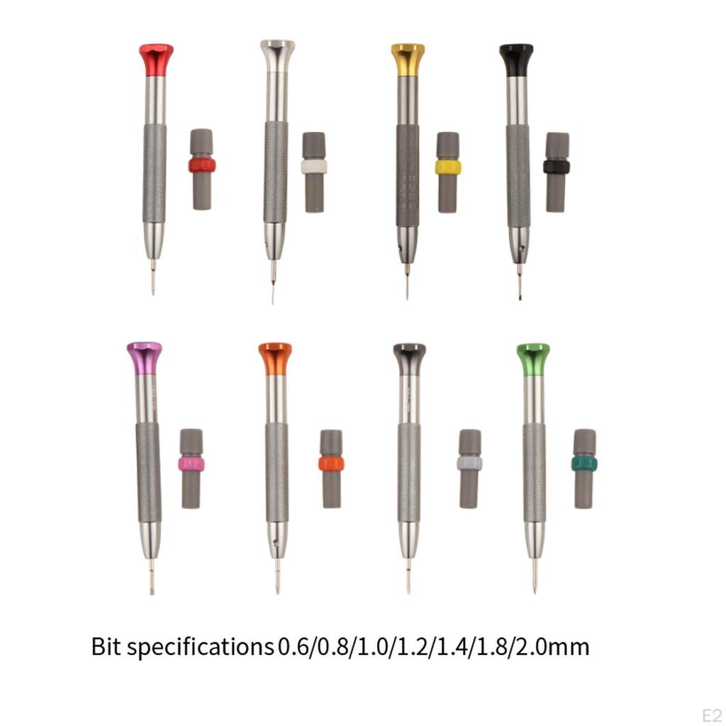 Набор отверток для часов, набор инструментов для ремонта, снятия, ремонта, металлический многоцелевой с разными