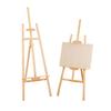150cm Adjustable Height Wooden Easel Stand for Oil Painting, Sizes A1 To B1, Suitable for Kids, Sketching, Signs, and Painting