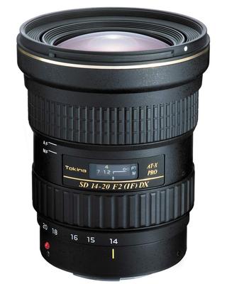 Сверхзум-объектив Tokina F2 PRO DX для камер Canon EF AT-X 14-20 Широкоугольный APS-C
