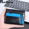 Baellerry Mens Mini Card Holder Artificial Leather Zipper Coin Purse Fashion Money Bags Wallets Purse