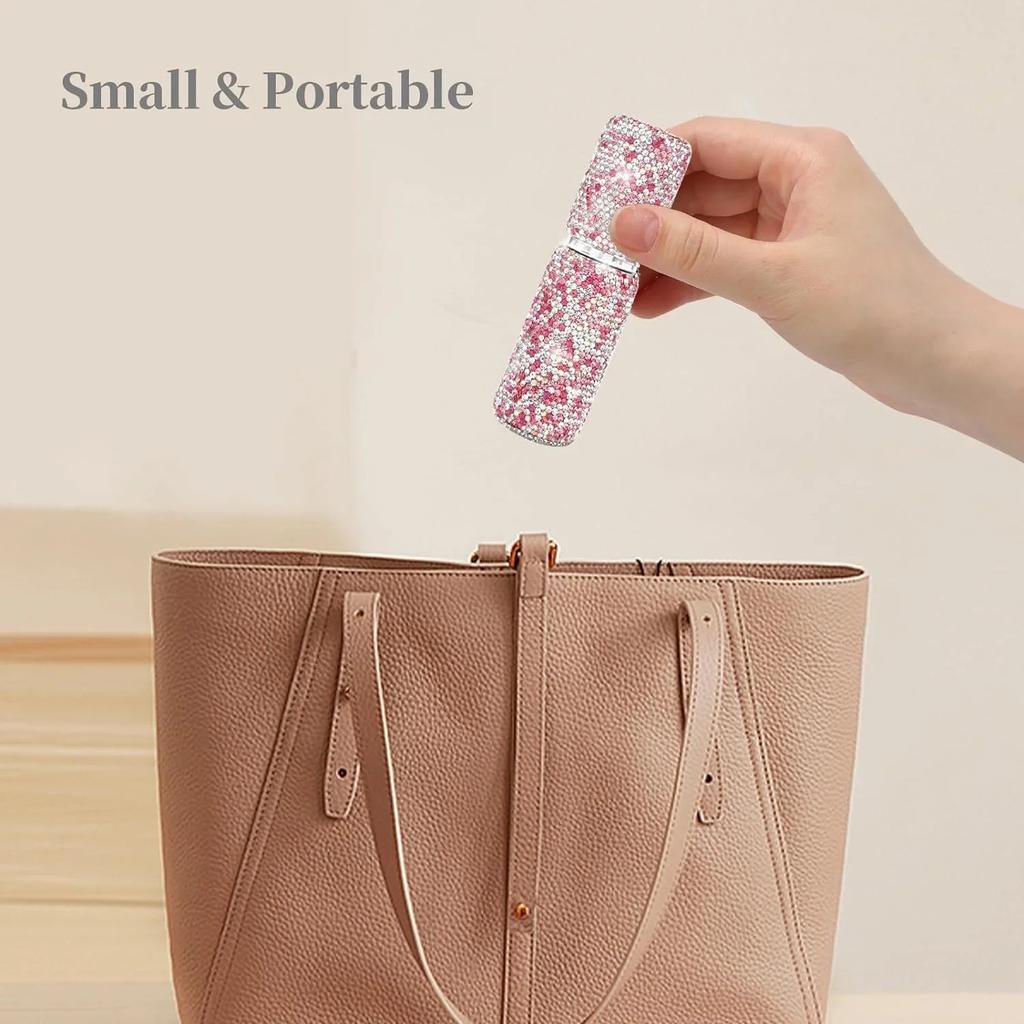 Блестящие флаконы-спреи Хрустальный многоразовый флакон для духов Пустой флакон-спрей Атомайзер Флаконы для духов Карманный размер для выхода в свет