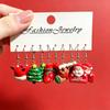 Cartoon Christmas Earrings Women Men - Santa Snowman Reindeer Holiday Party Jewelry Accessories