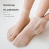 Zhuji Ladies' Summer Thin Short Stockings - Snag-Free, Elastic, No-Show Socks