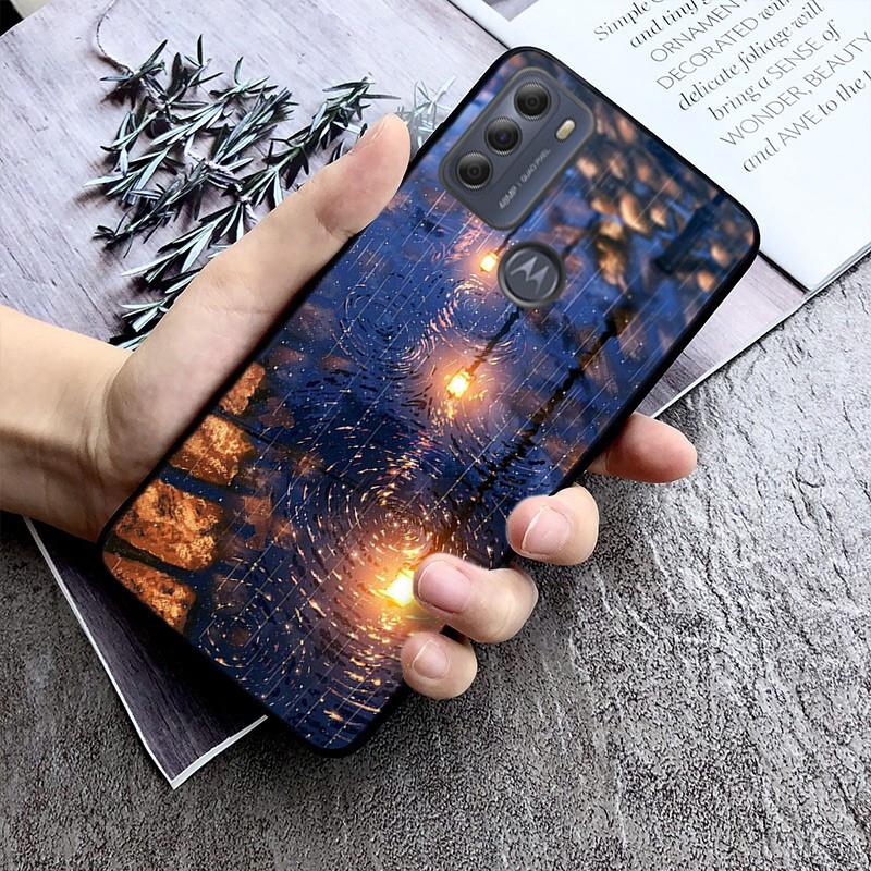 Эстетический чехол для телефона «Звездное небо» для Moto G84 G22 G32 G42 G52 G62 G53 G72 G60 G60S G100 G10 G20 G30 G13 G50 G 5G G Pure