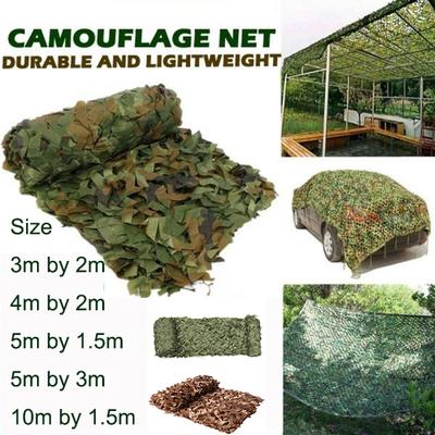 Камуфляжная сетка с имитацией листьев, разных размеров