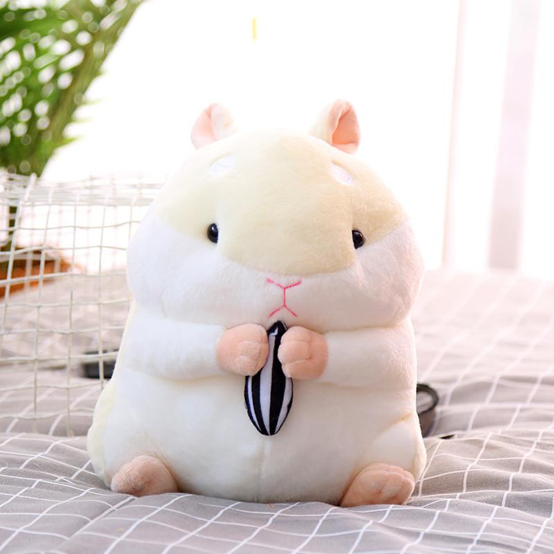 Hamster Melon Seed Plush Toy Stuffed Animal Doll Cartoon Decoration Gift Kids