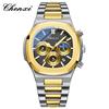 Multi-functional Watches For Man Calendar Moon Phase Chronograph Men's Wristwatch Luminous Business Quartz Watch