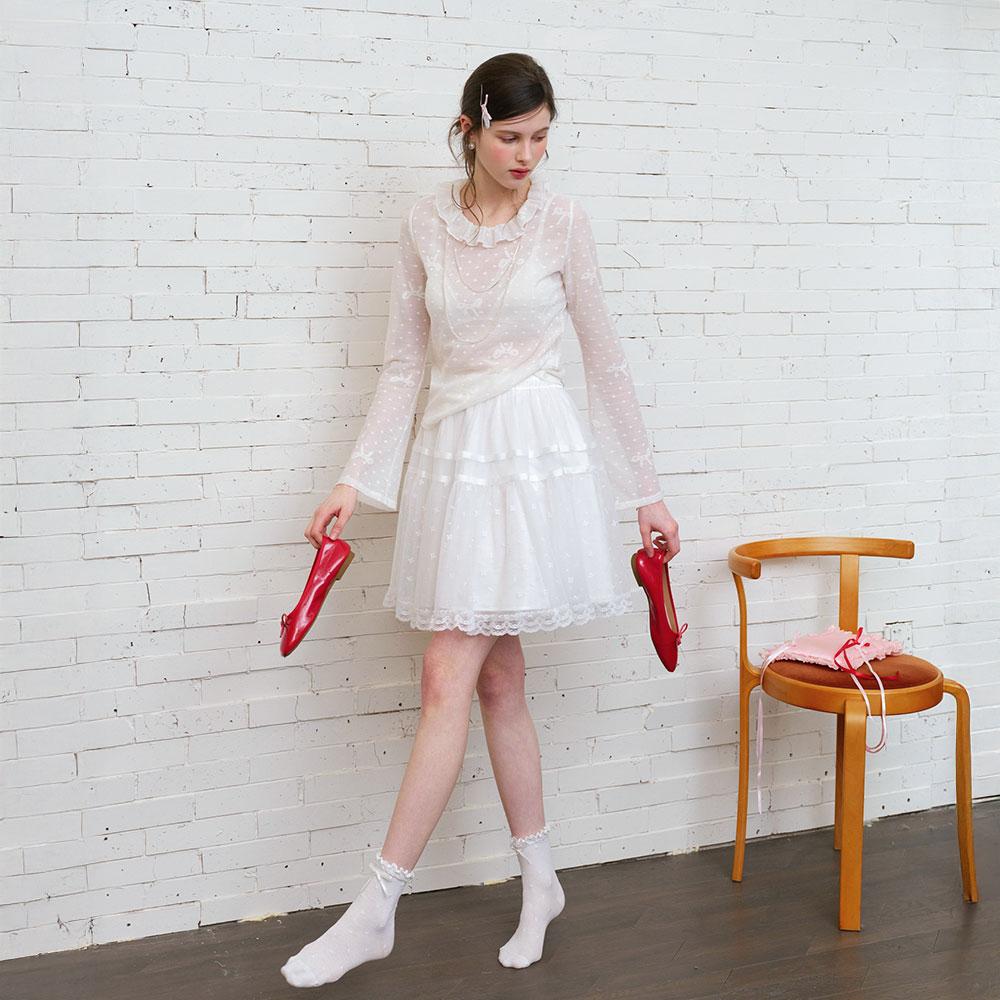 Ceme Adu Cest_Fairy Lace Banding Skirt