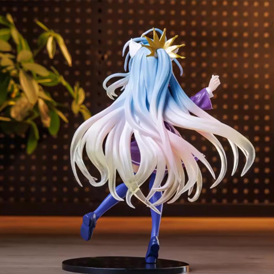 18СМ Аниме NGNL No Game No Life Белый "Фигурка Аниме ПВХ Аниме Фигурки Действия Модель Коллекция Украшение Аниме Модель Игрушка Подарок