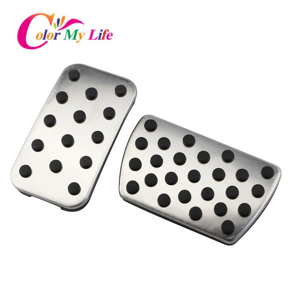 Color My Life автомобильный Стайлинг из нержавеющей стали, автомобильный чехол для педали газового тормоза, накладка на педали автомобиля для Honda CR-V CRV CR V 2017