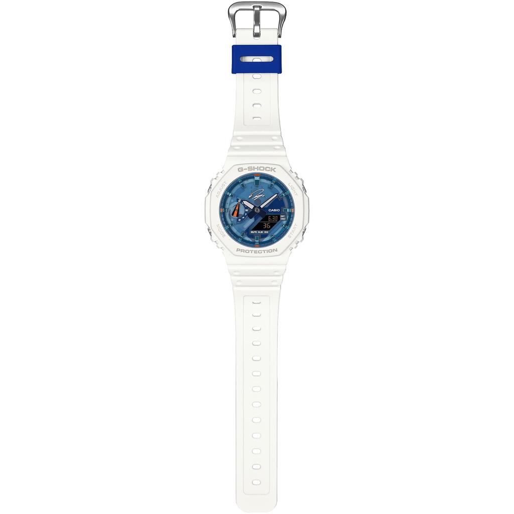 Casio Мужские часы G-Shock Ryo Ishikawa Signature GA-2100RI25-7AJR, Белые, Оригинальная модель из Японии
