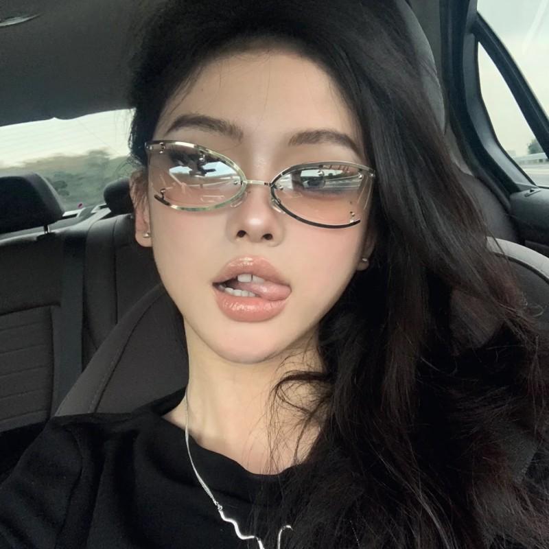 Квадратные женские солнцезащитные очки Y2K винтажные маленькие прямоугольные линзы женские завязки солнцезащитные очки мужские ретро очки будущих технологий