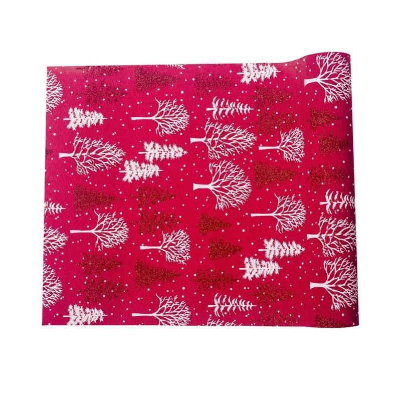 270 см Рождественская скатерть с принтом снежинки и дерева, кухонная декоративная скатерть, рождественское украшение