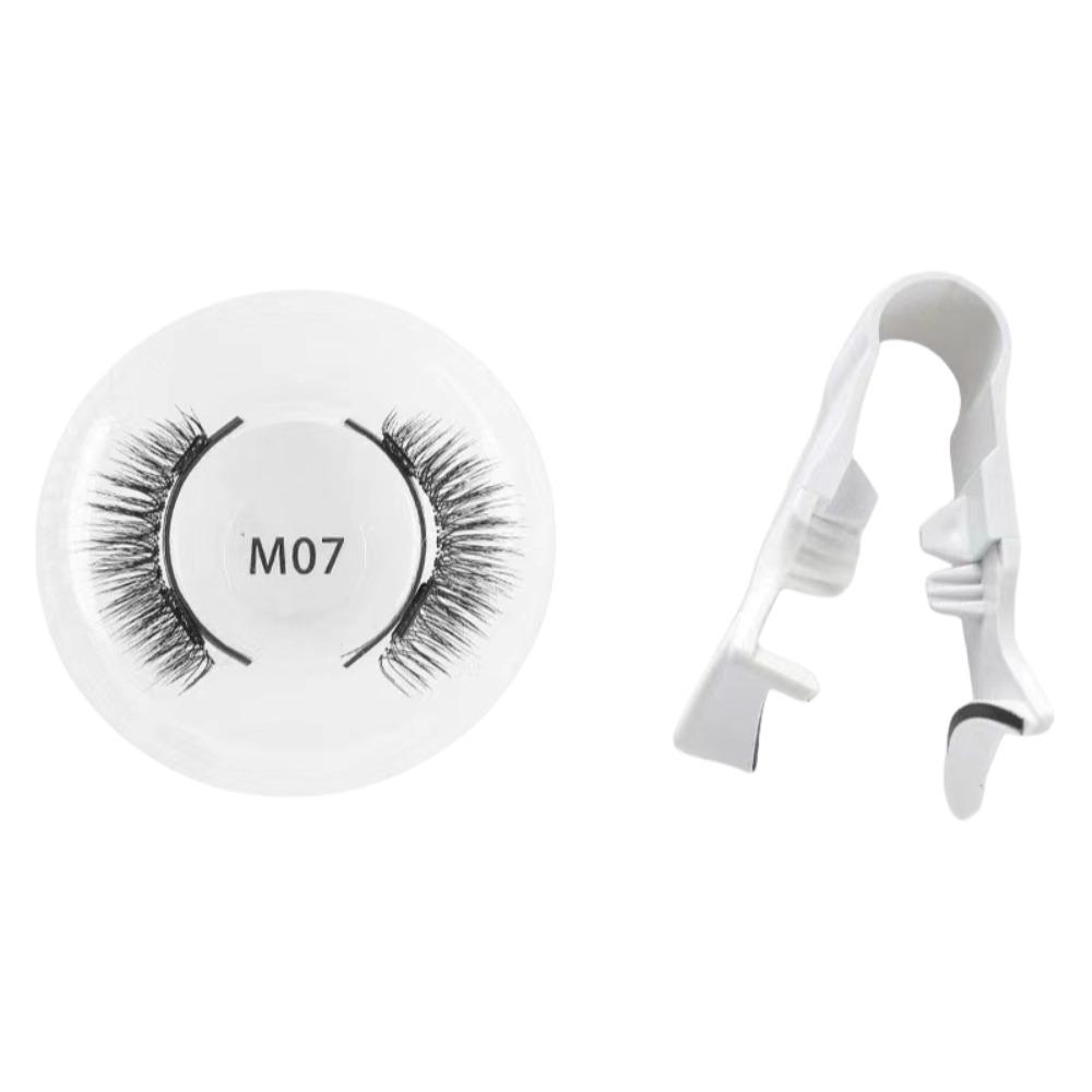 Glue Free Magnetic Eyelashes with Clip DIY False Eyelash Clusters Lady Makeup Tools